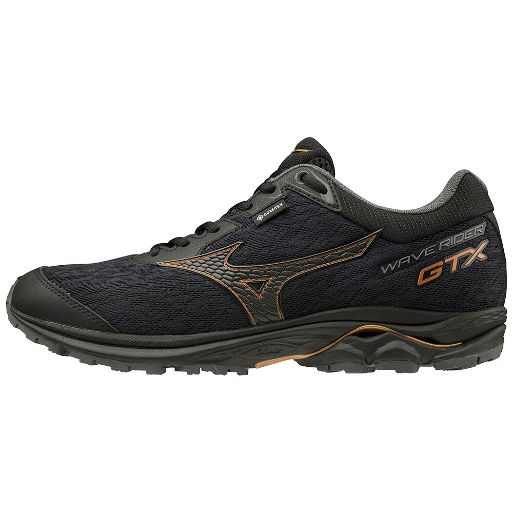 Zapatillas Trail Running Mizuno WAVE RIDER GTX Para Hombre Negros 3027619-QG